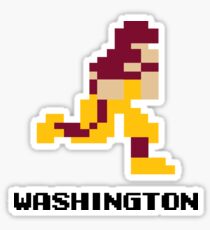 8 bit Washington Football 2 Sticker