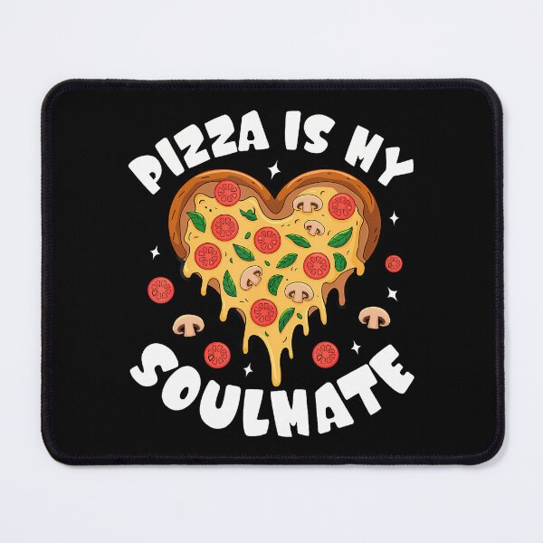 Item preview, Pizza Is My Soulmate Funny Heart Shaped Delight designed and sold by ElizabethVivan.