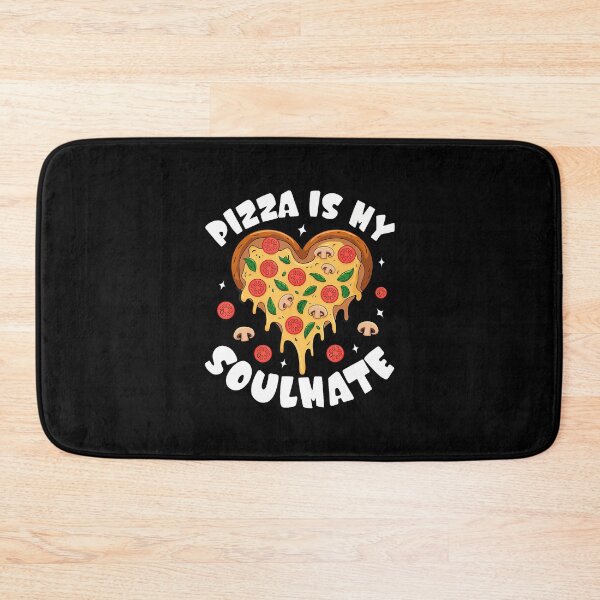 Item preview, Pizza Is My Soulmate Funny Heart Shaped Delight designed and sold by ElizabethVivan.