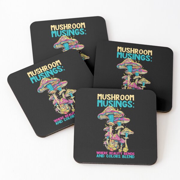 Item preview, Mushroom Musings Where Reality Bends Colors Blend designed and sold by EstherDiane.