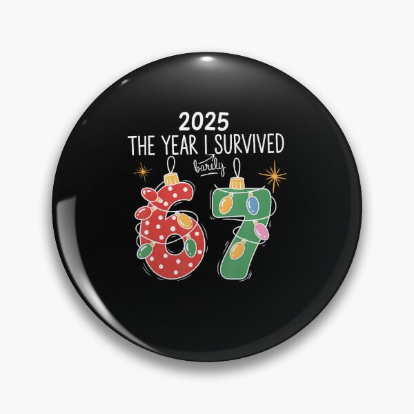 Item preview, 2025 The Year I Survived Barely 67 Lights Christmas Xmas Kid designed and sold by PatsyMargie.