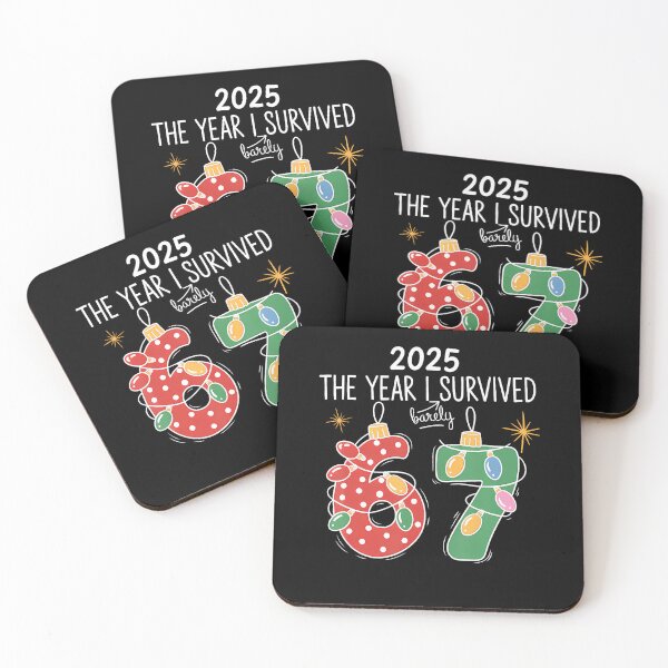 Item preview, 2025 The Year I Survived Barely 67 Lights Christmas Xmas Kid designed and sold by PatsyMargie.