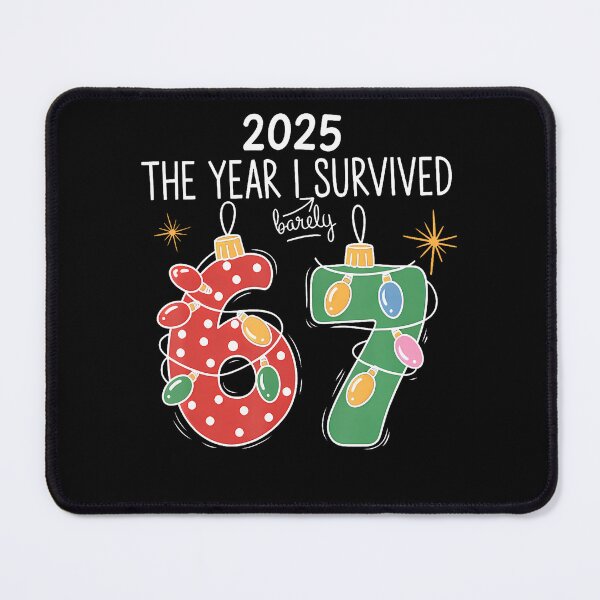 Item preview, 2025 The Year I Survived Barely 67 Lights Christmas Xmas Kid designed and sold by PatsyMargie.