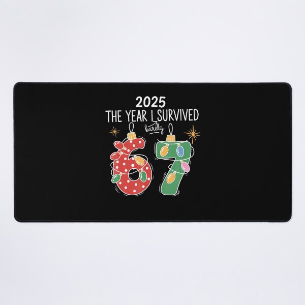 Item preview, 2025 The Year I Survived Barely 67 Lights Christmas Xmas Kid designed and sold by PatsyMargie.