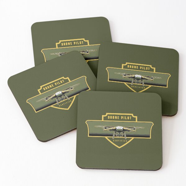 Item preview, Certified Drone Pilot Shield Patch Olive Green designed and sold by KiwiRider.