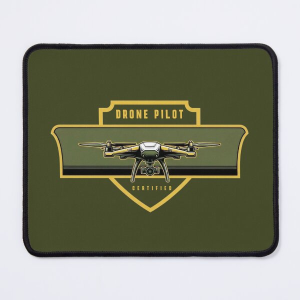 Item preview, Certified Drone Pilot Shield Patch Olive Green designed and sold by KiwiRider.