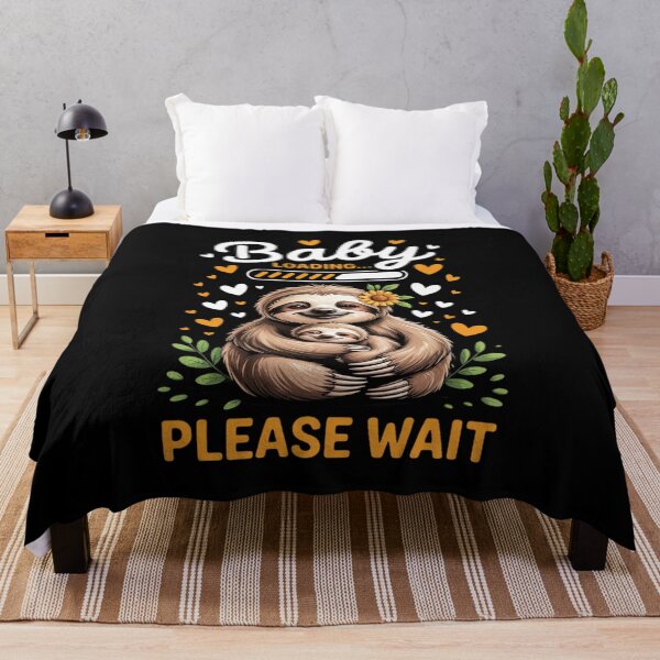 Item preview, Baby Loading, Expecting Mom To Be, Pregnancy Reveal, Sloths designed and sold by RustsyMin.