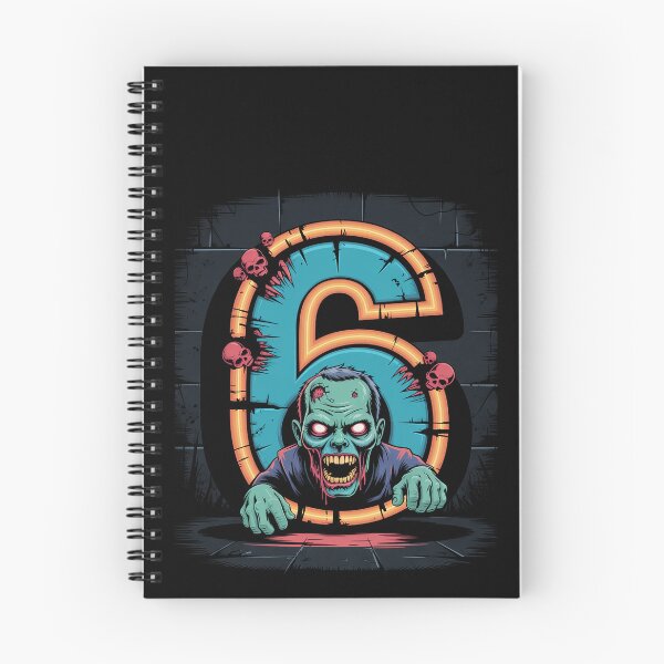 Item preview, 6th Birthday Zombie Halloween Themed 6 Year Old Kids designed and sold by RustsyMin.