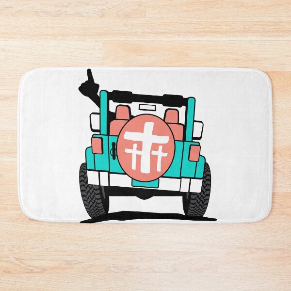 Item preview, Wrangler Three Crosses Wheel Cover designed and sold by BlueSkyTheory.