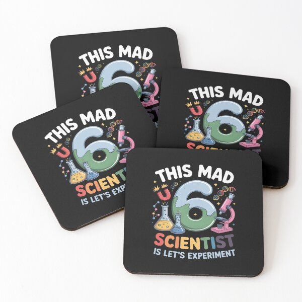 Item preview, 6 Years Old 6th Birthday Boys Girls Science Theme Party designed and sold by RustsyMin.