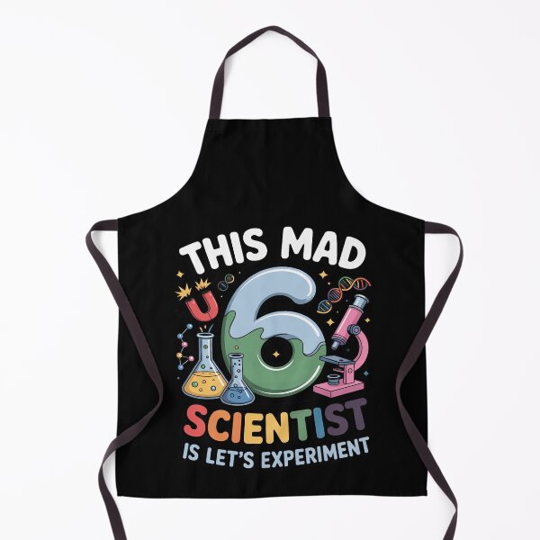Item preview, 6 Years Old 6th Birthday Boys Girls Science Theme Party designed and sold by RustsyMin.