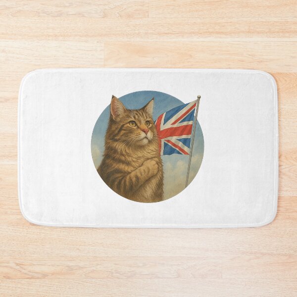 Item preview, Cat Salute United Kingdom designed and sold by Fort Galaxy.