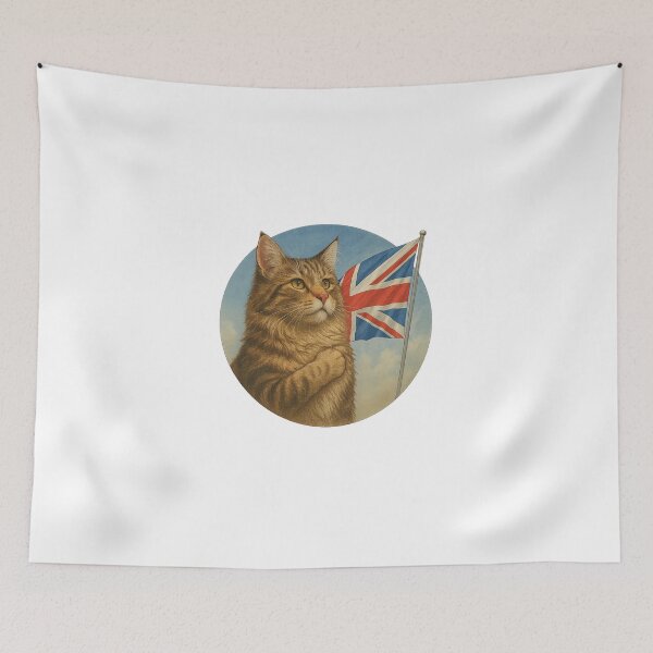 Item preview, Cat Salute United Kingdom designed and sold by Fort Galaxy.