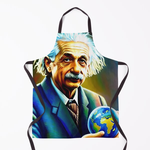 Item preview, Surreal Cosmic Portrait of Albert Einstein Art designed and sold by PinUpPizzazz.