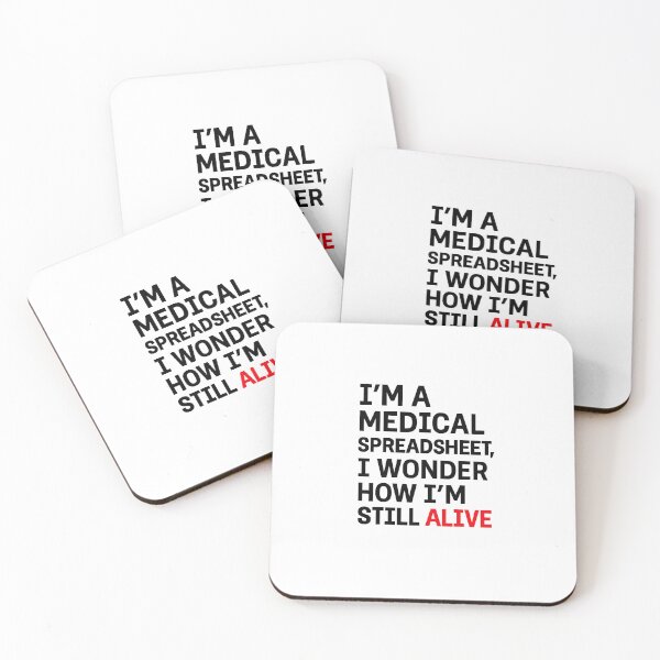 Item preview, Medical Spreadsheet Chaos Merch designed and sold by Still Thriving Club.