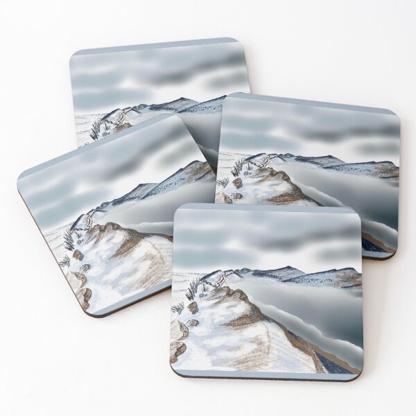 Item preview, Horsetooth Reservoir in Winter designed and sold by adayinInfinity.