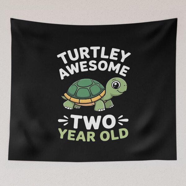 Item preview, Turtley Awesome Two Years Old 2nd Birthday Party Turtle Kids designed and sold by RustsyMin.