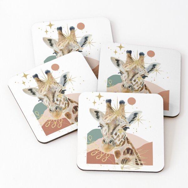 Item preview, Giraffe with glitter designed and sold by Bildarten.