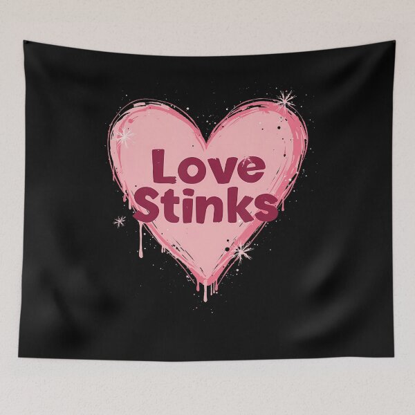 Item preview, Love Stinks Anti-Valentine Heart designed and sold by LucilleAntoi.