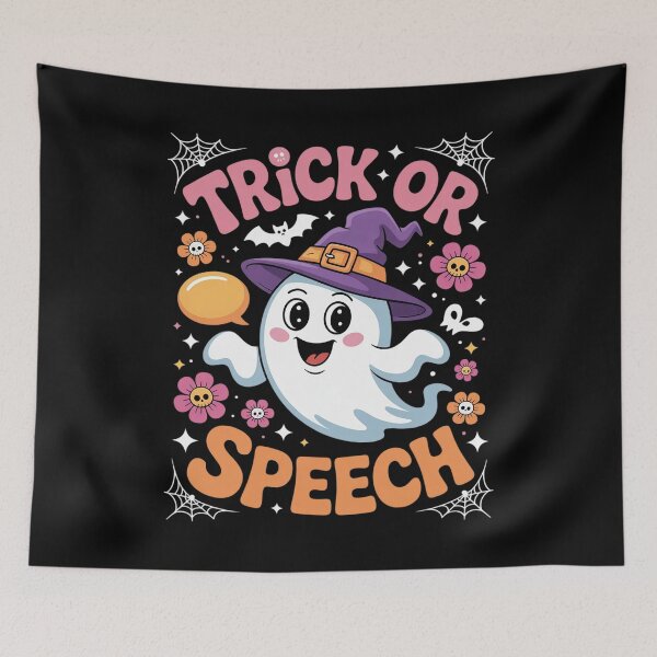 Item preview, Trick or Speech SLP Halloween Speech Therapy Halloween designed and sold by RustsyMin.
