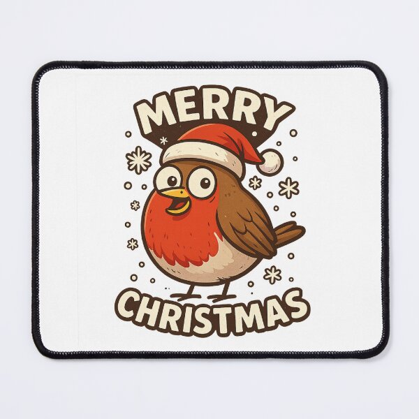 Item preview, Merry Christmas Robin designed and sold by BlackwaterBay.