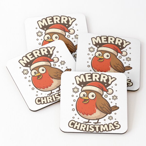 Item preview, Merry Christmas Robin designed and sold by BlackwaterBay.