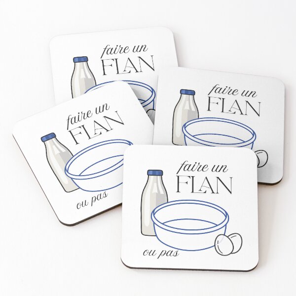 Item preview, Faire un Flan ou Pas (A play on words)  designed and sold by The Balanced Bonne Vivante.