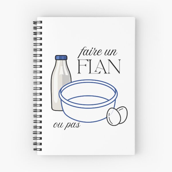 Item preview, Faire un Flan ou Pas (A play on words)  designed and sold by The Balanced Bonne Vivante.