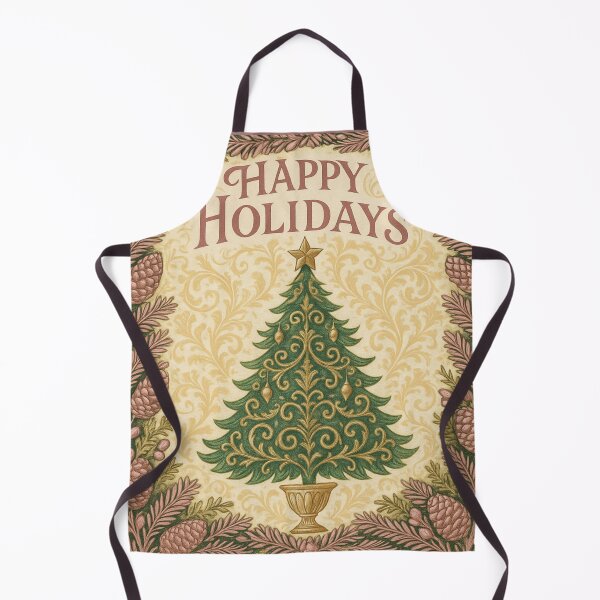 Item preview, Christmas Tree, Baroque & Pinecones - Happy Holidays designed and sold by DesignsByPrnces.