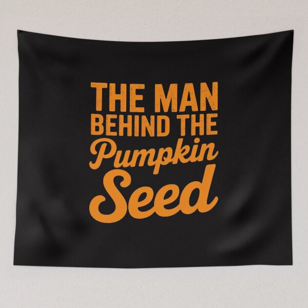 Item preview, The Man Behind The Pumpkin Seed Halloween Pregnancy Men Dad designed and sold by GalaFunny.