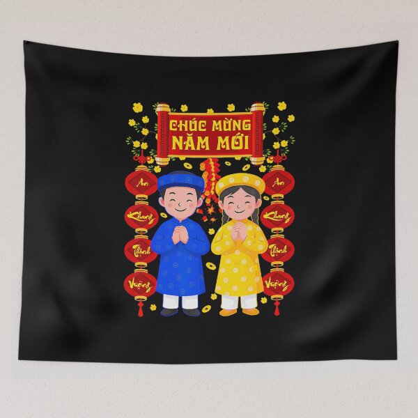 Item preview, Chuc Mung Nam Moi Vietnamese Lunar New Year Tet 2026 designed and sold by BeulahJoseph.