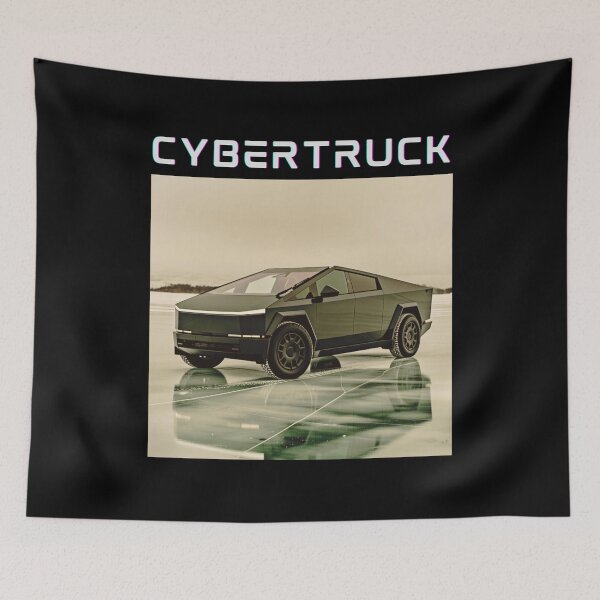 Item preview, cybertruck artwork designed and sold by TEEJAMBOREE.
