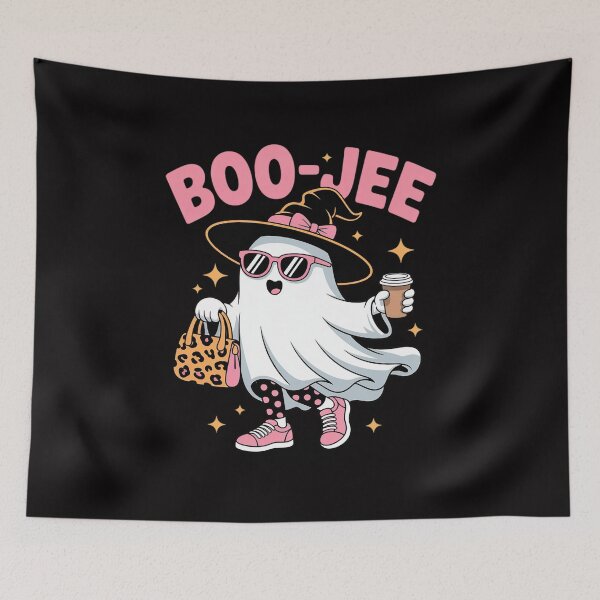 Item preview, Spooky Season Cute Ghost Halloween Boujee Boo-Jee designed and sold by GalaFunny.