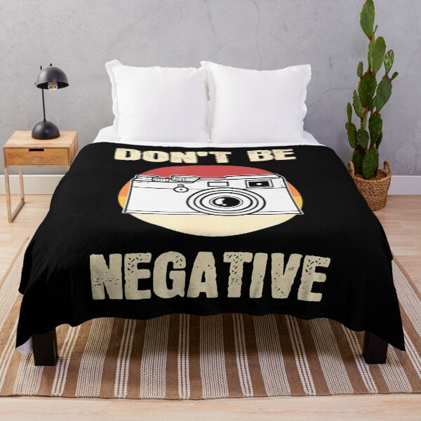 Item preview, Don't Be Negative Camera Humor Retro designed and sold by FloraVenita.