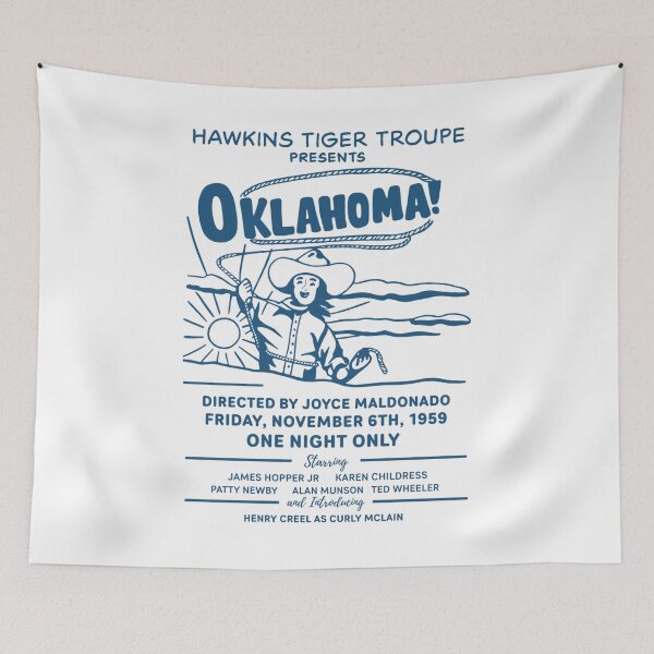 Item preview, Stranger Things Hawkins Tiger Troupe Oklahoma Musical 1959 designed and sold by lavndershrtdays.