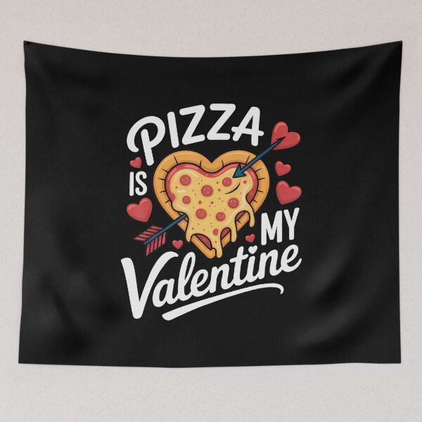 Item preview, Pizza Is My Valentine For Pizza Lovers With Romantic Mood designed and sold by BeulahJoseph.
