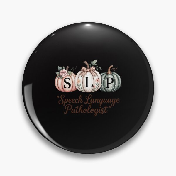 Item preview, SLP Pumpkin Speech Language Pathologist Fall Autumn designed and sold by GalaFunny.