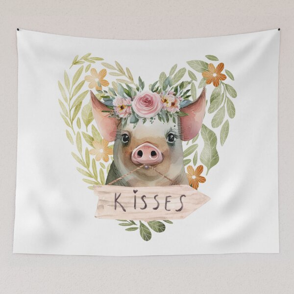 Item preview, Big Kisses, Pig designed and sold by Bildarten.