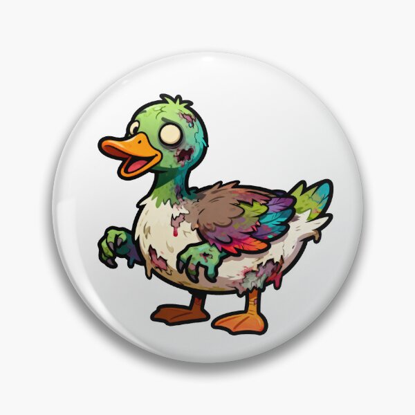 Item preview, Zombie Duck - Cute Zombie Animal Collection designed and sold by Quality-Custom-Designs.