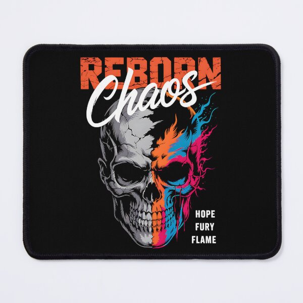 Item preview, REBORN CHAOS – Split Skull Fire and Fury designed and sold by Taans-Creation.