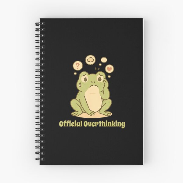 Item preview, Official Overthinking Frog Too Many Thoughts designed and sold by JenniferJanice.