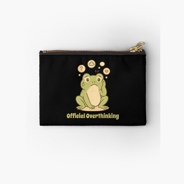 Item preview, Official Overthinking Frog Too Many Thoughts designed and sold by JenniferJanice.