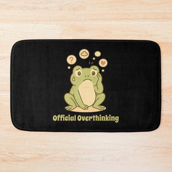 Item preview, Official Overthinking Frog Too Many Thoughts designed and sold by JenniferJanice.