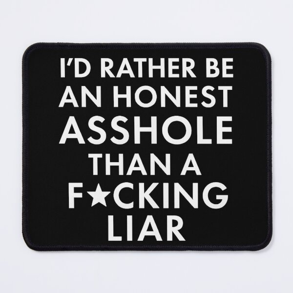 Item preview, Honest Asshole – Bold Luxury Typography Quote designed and sold by JonathanP514.