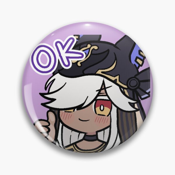 Item preview, Cyno Genshin Impact Thumbs Up OK Sticker Emote designed and sold by scara.jpg.