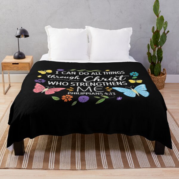 Item preview, I Can Do All Things Through Christ Bible Verse Religious designed and sold by JacquelineEnri.