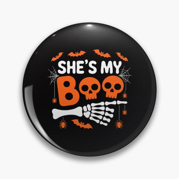 Item preview, She’s My Boo Skeleton Couples Matching Couple Halloween designed and sold by Silicula.