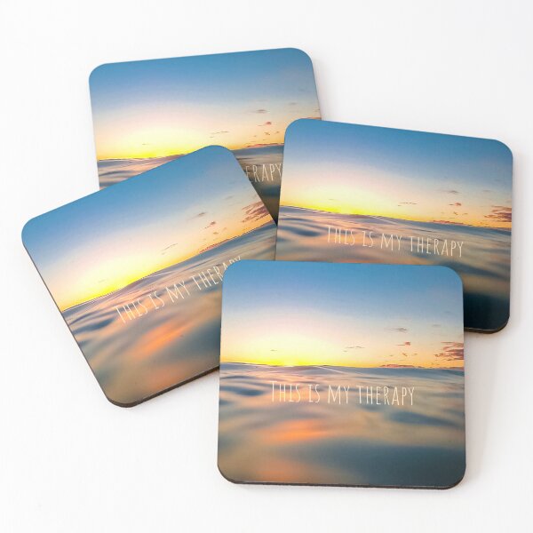 Item preview, This is my therapy- Peaceful Sunrise Aesthetic Photo designed and sold by Salty Colors Studio.