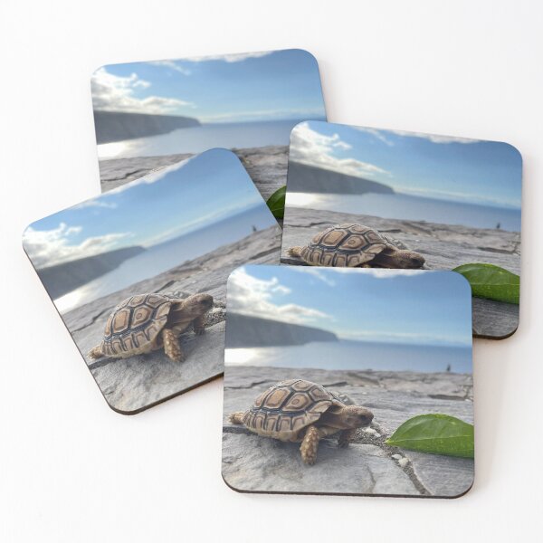 Item preview, Tortoise by the Sea – Slow and Steady Journey designed and sold by TrisaThyme.