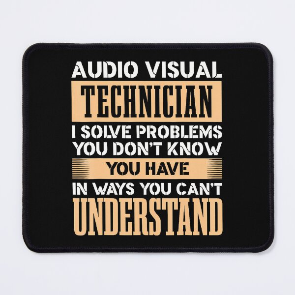 Item preview, Audio Visual Technician Problem Solver designed and sold by KristenSophie.